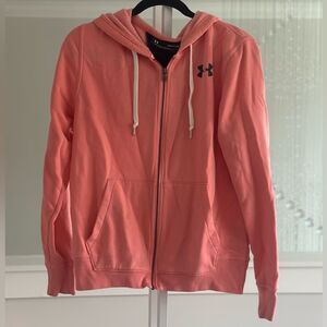 Underarmour zip up jacket with hoodie